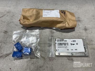 (4) Filter Assemblies, (2) Connector Plates, (9) Connectors & Assorted Items
