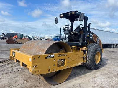2019 Cat CS54B Vibratory Smooth Drum Compactor