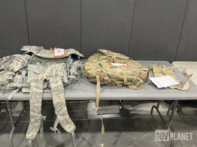 (18) Large Field Pack Rucksacks, (9) Field Packs & Assorted Items