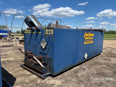 Open Top Skid-Mounted Mud Tank