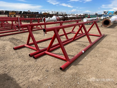 Quantity of (2) Engineered 15 ft x 36 in Pipe Racks