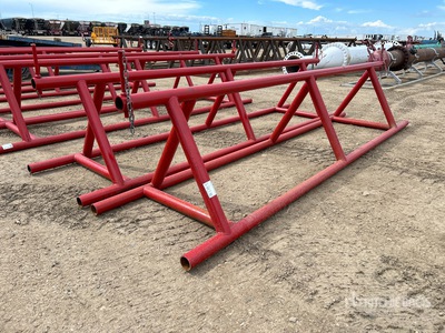 Quantity of (2) Engineered 15 ft x 36 in Pipe Racks