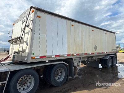 2012 Lode King 32 ft Super B-Train Pup Hopper Rimorchio per granaglie