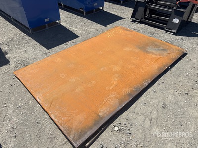 Quantity of (2) 5 ft x 7 ft 10.5 in (1 in Thick) Steel Plates