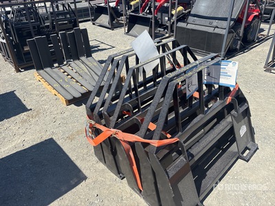 Quantity of (6) 48 in Skid Steer Forks