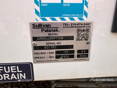 Sullivan Palatek Skid-Mounted Luchtcompressor
