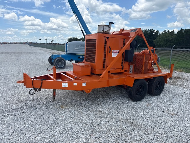 1992 Godwin Trailer-Mounted Water Pump
