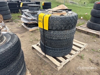 Quantity of (4) 245/70R19.5 Tires