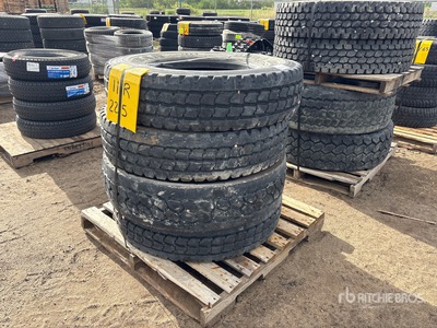 Quantity of (4) 11R22.5 Tires