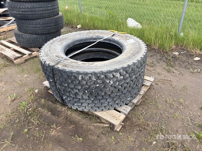 Quantity of (2) Bridgestone 11R24.5 Tires