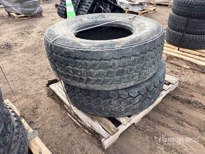 Quantity of (2) Goodyear 425/65R22.5 Tires