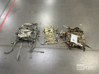(18) Assault Packs, (50) Hydration System Carriers & Assorted Items