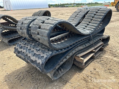 Quantity of (6) John Deere Rubber Tracks