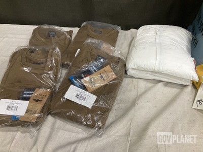 (134) Assorted Under Garments, (100) Pairs of Coveralls & Assorted Items