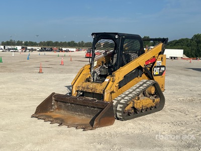 2015 Cat 289D Two-Speed Chargeuse sur rails compacte