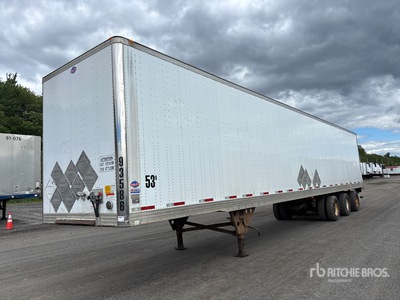 2015 Utility VS3DX 53 ft x 102 in Sliding Tri/A Van Trailer