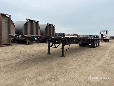 2004 Manac 53 ft Tri/A Flatbed Trailer