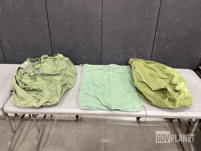 (76) Clothing Bags, (34) Barracks Bags, (51) Duffel Bags & Assorted Items