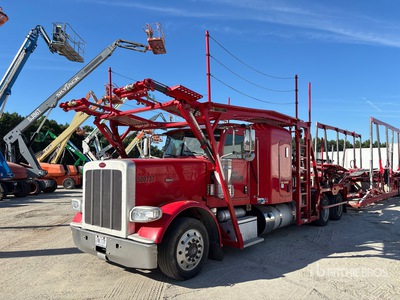 2015 Peterbilt 389 6x4 Sleeper Auto Transporter