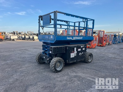 2018 Genie GS-2669RT Diesel 4x4 Scissor Lift