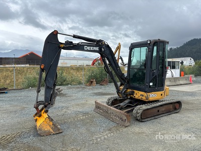 2012 John Deere 35D Mini escavatore