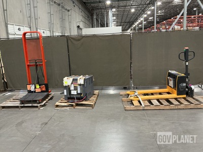 (1) Stacker, (1) Pallet & (1) Battery Charger