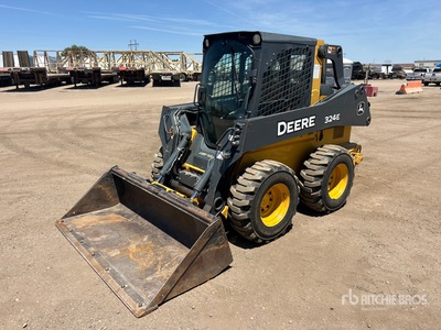 2017 John Deere 324E Two-Speed Chargeuse à direction à glissement