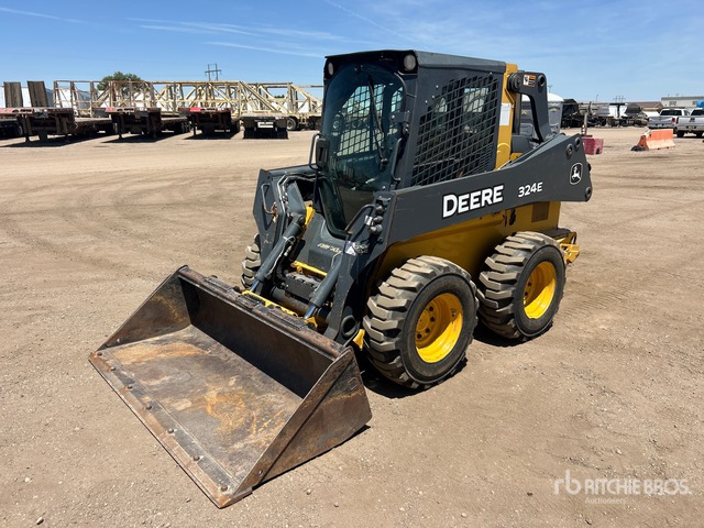 2017 John Deere 324E Two-Speed Skid Steer Loader