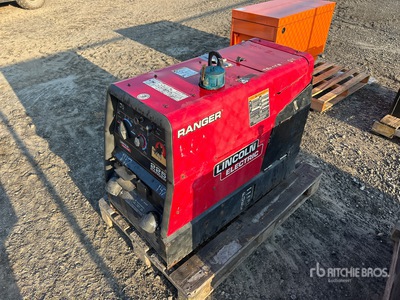 2010 Lincoln Electric Ranger 225 Skid-Mounted Multi-Process Motor aangedreven lasser