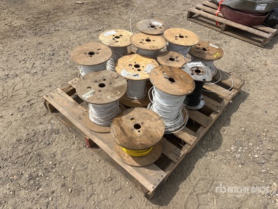 Quantity of (12) Spools Cable