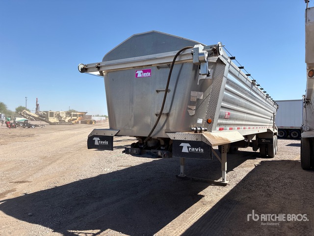 2022 Travis S102 T/A Aluminum End Dump Trailer