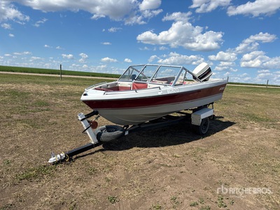 1987 Fibretech 14 ft Fishing Boat