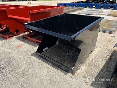 2025 Kit Containers 1.5YFT-SST 62 in Skid Steer Dump Hopper (Unused)