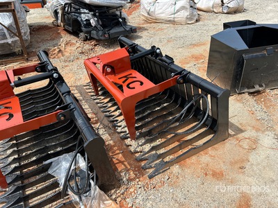 2025 Kit Containers QT-SG-S76-V3 76 in Skeleton Skid Steer Grapple (Unused)