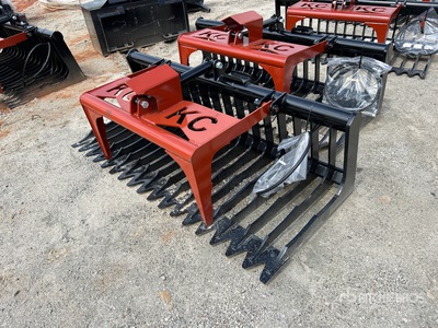2025 Kit Containers QT-SG-S76-V3 76 in Skeleton Skid Steer Grapple (Unused)