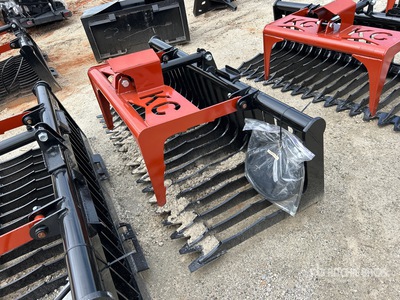 2025 Kit Containers QT-SG-S76-V3 76 in Skeleton Skid Steer Grapple (Unused)