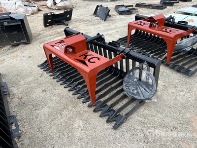 2025 Kit Containers QT-SG-S76-V3 76 in Skeleton Skid Steer Grapple (Unused)