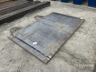 Quantity of (2) 2025 Kit Containers 5 ft x 7 ft 8 in Road 3/4 Steel Plates