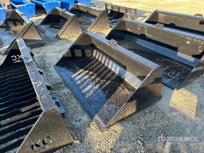 2025 Kit Containers QT-DB-S66 Skid Steer Bucket (Unused)