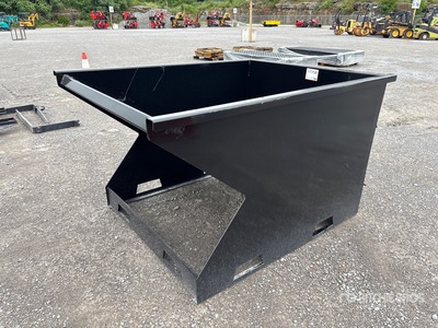 2025 Kit Containers 1.5YFT-SST Skid Steer Dump Hopper (Unused)