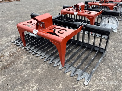 2025 Kit Containers QT-SG-S76-V3 76 in Skeleton Skid Steer Grapple (Unused)