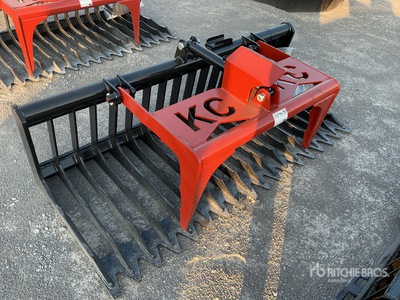 2025 Kit Containers QT-SG-S76-V3 76 in Skeleton Skid Steer Grapple (Unused)