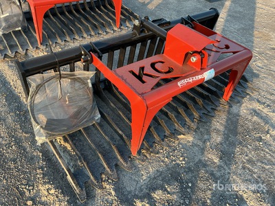 2025 Kit Containers QT-SG-S76-V3 76 in Skeleton Skid Steer Grapple (Unused)