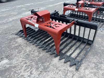 2025 Kit Containers QT-SG-S76-V3 76 in Skeleton Skid Steer Grapple (Unused)