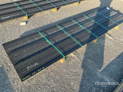 Quantity of (50) 2025 Kit Containers Steel R Panel Black معدات بناء متنوعة