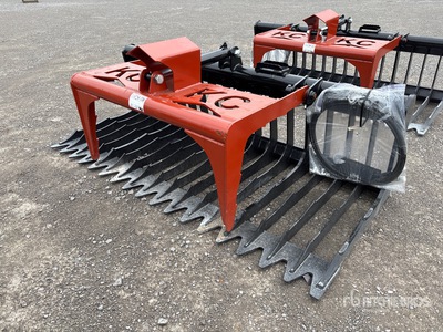 2025 Kit Containers QT-SG-S76-V3 76 in Skeleton Skid Steer Grapple (Unused)