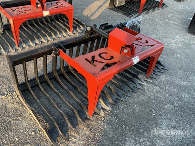 2025 Kit Containers QT-SG-S76-V3 76 in Skeleton Skid Steer Grapple (Unused)