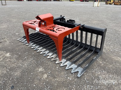 2025 Kit Containers QT-SG-S76-V3 76 in Skeleton Skid Steer Grapple (Unused)