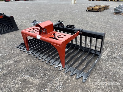 2025 Kit Containers QT-SG-S76-V3 76 in Skeleton Skid Steer Grapple (Unused)