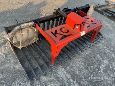 2025 Kit Containers QT-SG-S76-V3 76 in Skeleton Skid Steer Grapple (Unused)